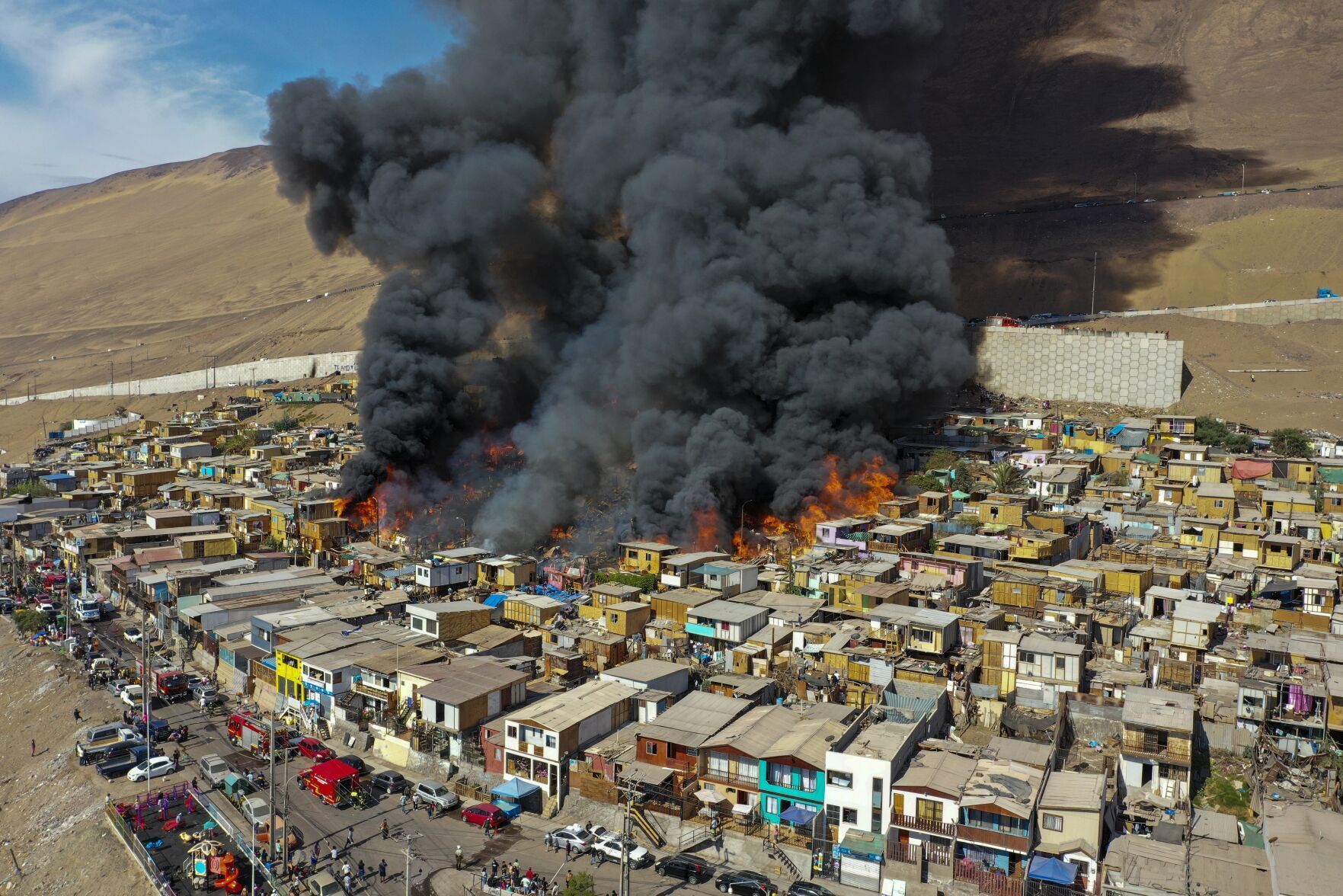 APTOPIX Chile Fire